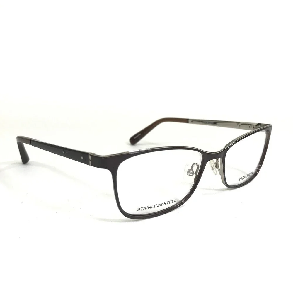 Bobbi Brown Eyeglasses Frames THE MALLORY JHN Brown Silver Cat Eye 52-16-135